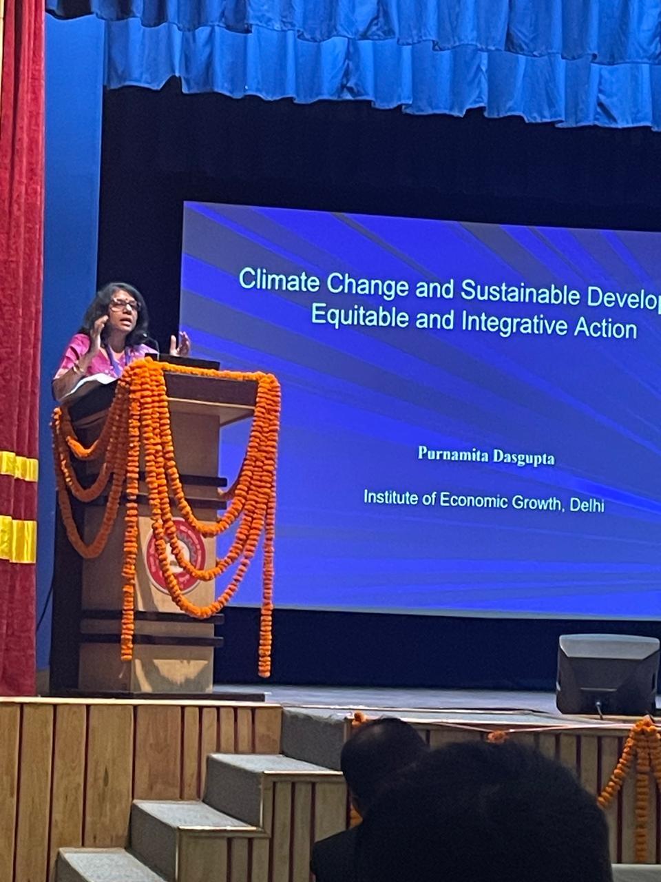 Keynote Address by Prof. Purnamita Dasgupta: Navigating the Complexities of Climate Change and Development
