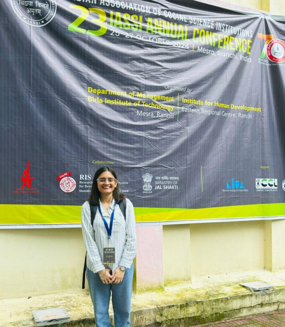 Paper Presentation at 23rd IASSI Annual Conference